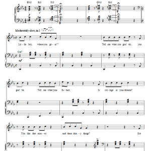 Kirk Franklin Little Boy Musik Noten - Piano & Vocal - 67310-0