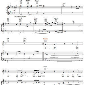 Kirk Franklin You Are Musik Noten - Piano, Vocal & Guitar Chords - 58627-0