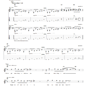 KISS God Of Thunder Musik Noten - Guitar Tab - 56024-0
