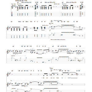 KISS Larger Than Life Musik Noten - Guitar Tab - 82325-0