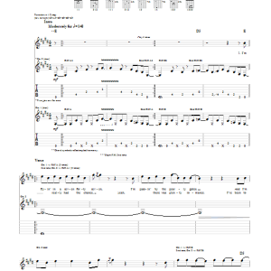 KISS Rockin' In The U.S.A. Musik Noten - Guitar Tab - 82326-0