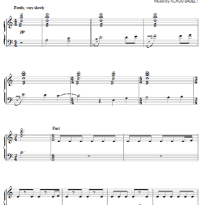 Klaus Badelt One Last Shot Musik Noten - Piano Solo - 25203-0