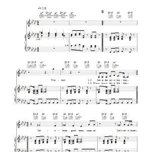 Kool And The Gang Celebration Musik Noten - Piano, Vocal & Guitar Chords - 37925-0