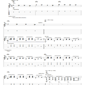 Korn Intro Musik Noten - Guitar Tab - 64214-0