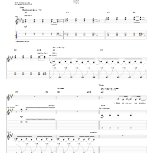 Korn Kiss Musik Noten - Guitar Tab - 64216-0