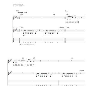 Korn Open Up Now Musik Noten - Guitar Tab - 54445-0