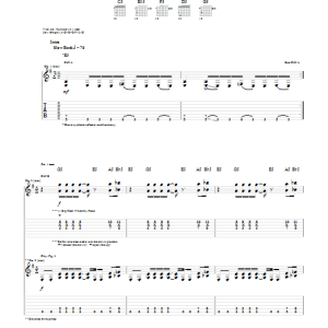 Korn Souvenir Of Sadness Musik Noten - Guitar Tab - 54443-0