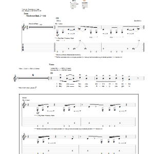 Korn Twisted Transistor Musik Noten - Guitar Tab - 54436-0