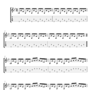 Kris Lennox Etude In Gm Musik Noten - Guitar Tab - 120926-0