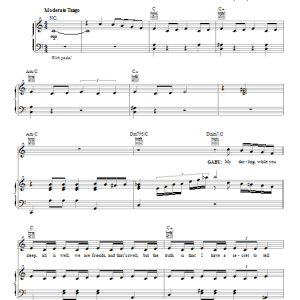 Kristin Chenoweth Poisonous Love Musik Noten - Piano, Vocal & Guitar Chords - 154569-0