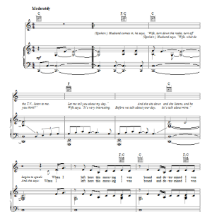 K.T. Oslin Hold Me Musik Noten - Piano, Vocal & Guitar Chords - 94840-0