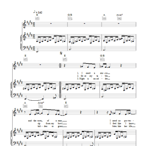 KT Tunstall Beauty Of Uncertainty Musik Noten - Piano, Vocal & Guitar Chords - 38984-0