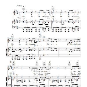 KT Tunstall Come On, Get In Musik Noten - Piano, Vocal & Guitar Chords - 104381-0