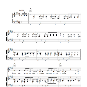 KT Tunstall Glamour Puss Musik Noten - Piano, Vocal & Guitar Chords - 104384-0