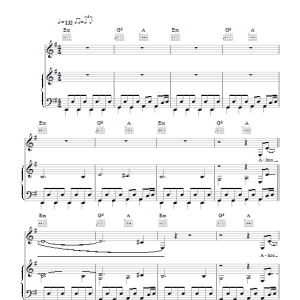 KT Tunstall Golden Frames Musik Noten - Piano, Vocal & Guitar Chords - 104385-0