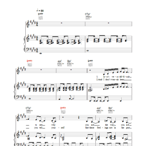 KT Tunstall Heal Over Musik Noten - Piano, Vocal & Guitar Chords - 32458-0