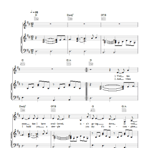 KT Tunstall Paper Aeroplane Musik Noten - Piano, Vocal & Guitar Chords - 38992-0