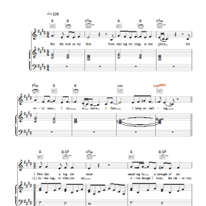 KT Tunstall Saving My Face Musik Noten - Piano, Vocal & Guitar Chords - 38980-0