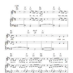 KT Tunstall Uummannaq Song Musik Noten - Piano, Vocal & Guitar Chords - 104389-0