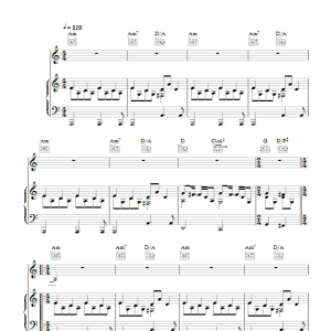 KT Tunstall White Bird Musik Noten - Piano, Vocal & Guitar Chords - 38973-0