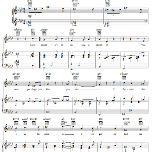 Kurt Weill Foolish Heart Musik Noten - Easy Piano - 77494-0