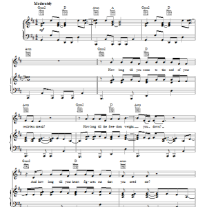 Kutless Come Back Home Musik Noten - Piano, Vocal & Guitar Chords - 95259-0