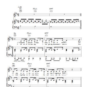 Kylie Flower Musik Noten - Piano, Vocal & Guitar Chords - 115216-0