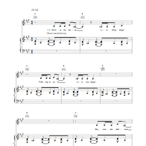 Kylie Minogue Burning Up Musik Noten - Piano, Vocal & Guitar Chords - 19323-0