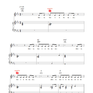 Kylie Minogue Dancefloor Musik Noten - Piano, Vocal & Guitar Chords - 19309-0