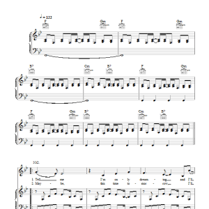 Kylie Minogue Shocked Musik Noten - Piano, Vocal & Guitar Chords - 47857-0