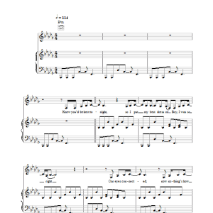 Kylie Minogue Slow Musik Noten - Piano, Vocal & Guitar Chords - 25769-0