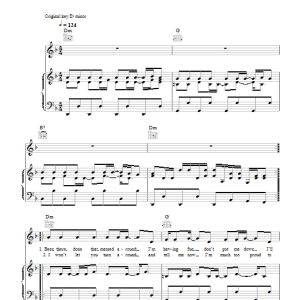 La Roux Bullet Proof Musik Noten - Piano, Vocal & Guitar Chords - 48303-0