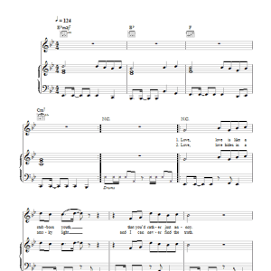 La Roux I'm Not Your Toy Musik Noten - Piano, Vocal & Guitar Chords - 49323-0