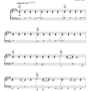 Lady A Dancin' Away With My Heart Musik Noten - Piano, Vocal & Guitar Chords - 88787-0