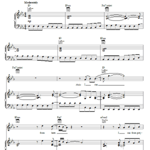 Lady A I Run To You Musik Noten - Piano, Vocal & Guitar Chords - 70724-0