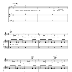 Lady Gaga Scheibe Musik Noten - Piano, Vocal & Guitar Chords - 85897-0