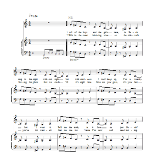 Ladyhawke Paris Is Burning Musik Noten - Piano, Vocal & Guitar Chords - 47761-0