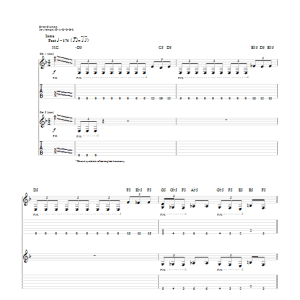 Lamb Of God Choke Sermon Musik Noten - Guitar Tab - 70508-0