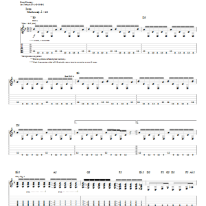 Lamb Of God Descending Musik Noten - Guitar Tab - 57157-0