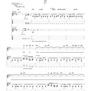 Lamb Of God Everything To Nothing Musik Noten - Guitar Tab - 70493-0