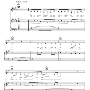 Lana Del Rey The Blackest Day Musik Noten - Piano, Vocal & Guitar Chords - 163445-0