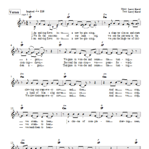 Larry Karol Circle Once More Musik Noten - Lead Sheet / Fake Book - 65962-0