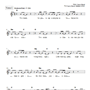 Larry Karol Two are Better Than One Musik Noten - Lead Sheet / Fake Book - 66361-0