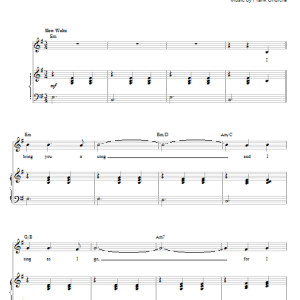 Larry Morey I Bring You A Song Musik Noten - Piano & Vocal - 30663-0
