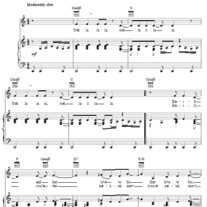 Laura Nyro Emmie Musik Noten - Piano, Vocal & Guitar Chords - 20883-0