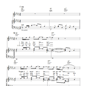 Lauren Pritchard Not The Drinking Musik Noten - Piano, Vocal & Guitar Chords - 105720-0