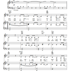 Lea Michele Cue The Rain Musik Noten - Piano, Vocal & Guitar Chords - 154550-0