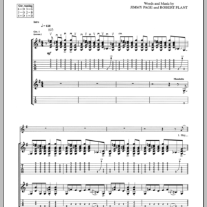 Led Zeppelin Black Country Woman Musik Noten - Guitar Tab - 152188-0