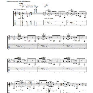Led Zeppelin Black Mountain Side Musik Noten - Guitar Tab - 115188-0
