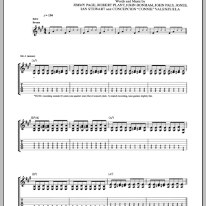 Led Zeppelin Boogie With Stu Musik Noten - Guitar Tab - 152201-0